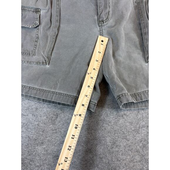 VINTAGE Eddie Bauer Cargo Shorts Mens 38 Gray Utility Tactical Hiking Outdoor - Picture 5 of 7